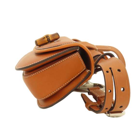 GUCCI Brown Bamboo Fanny Pack - Picture 3 of 16